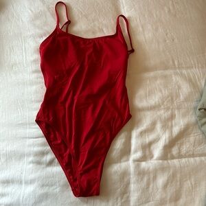 Cherry Red Andie Swimsuit 🍒